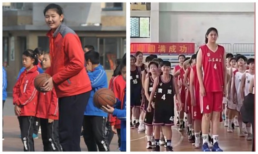 Futura estrella del baloncesto: Una colegiala de 14 años de China impresiona con un gran crecimiento