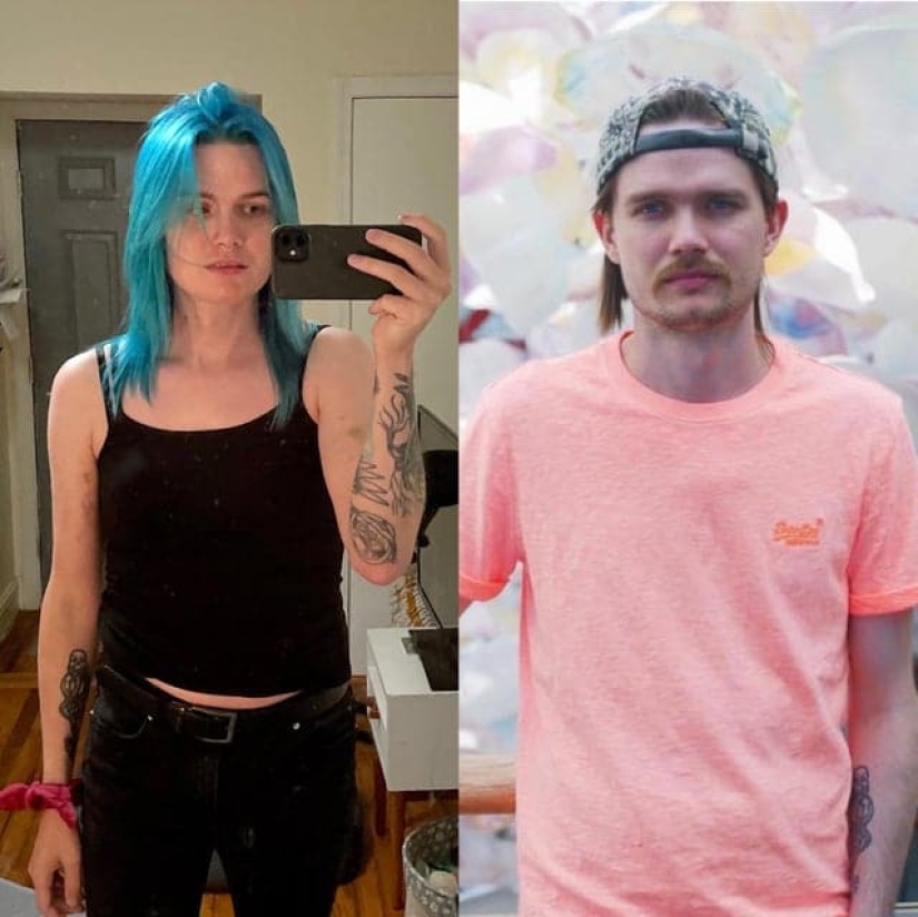 Gender is not a sentence: 22 photos of transgender people before and after sex change Gender is not a sentence: 22 photos of transgender people before and after sex change