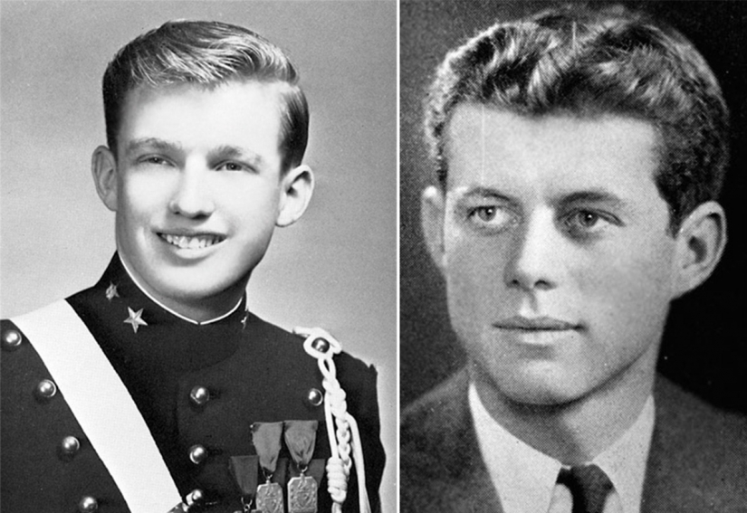 George H. W. Bush and other US presidents in their distant youth