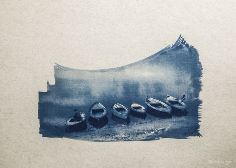 Georgian photographer uses a unique method of printing his photographs