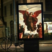"God, who stole my advertisement?": Frenchman replaced street posters with classic paintings