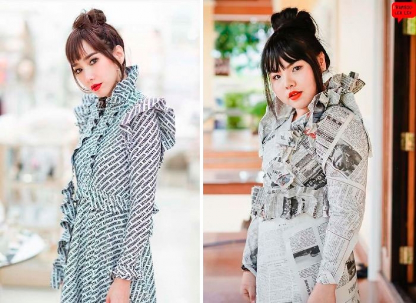 Gordita en secreto y comestibles cosplay