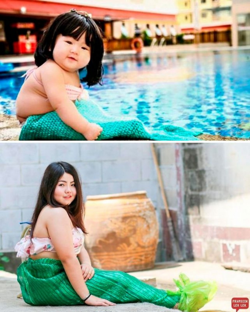 Gordita en secreto y comestibles cosplay