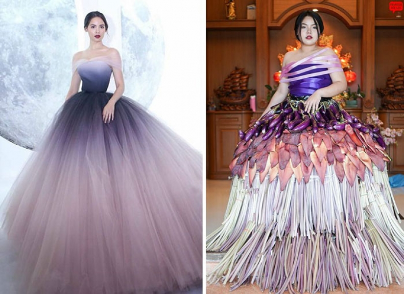 Gordita en secreto y comestibles cosplay