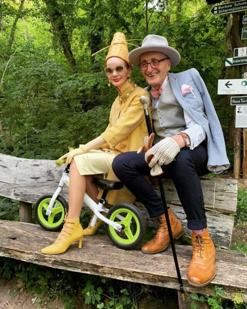 Gray hair in a beard - style in an edge: pensioners from Berlin amaze the world with their images