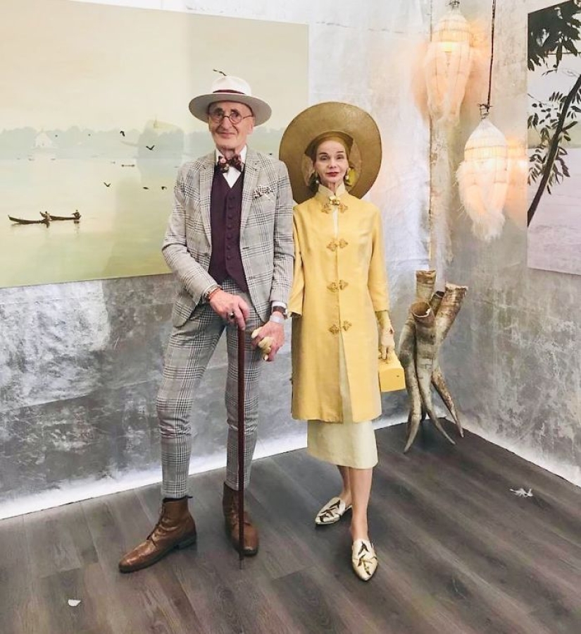 Gray hair in a beard - style in an edge: pensioners from Berlin amaze the world with their images