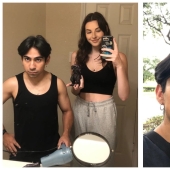 Growth is not a hindrance to love: tall girl loves her short boyfriend