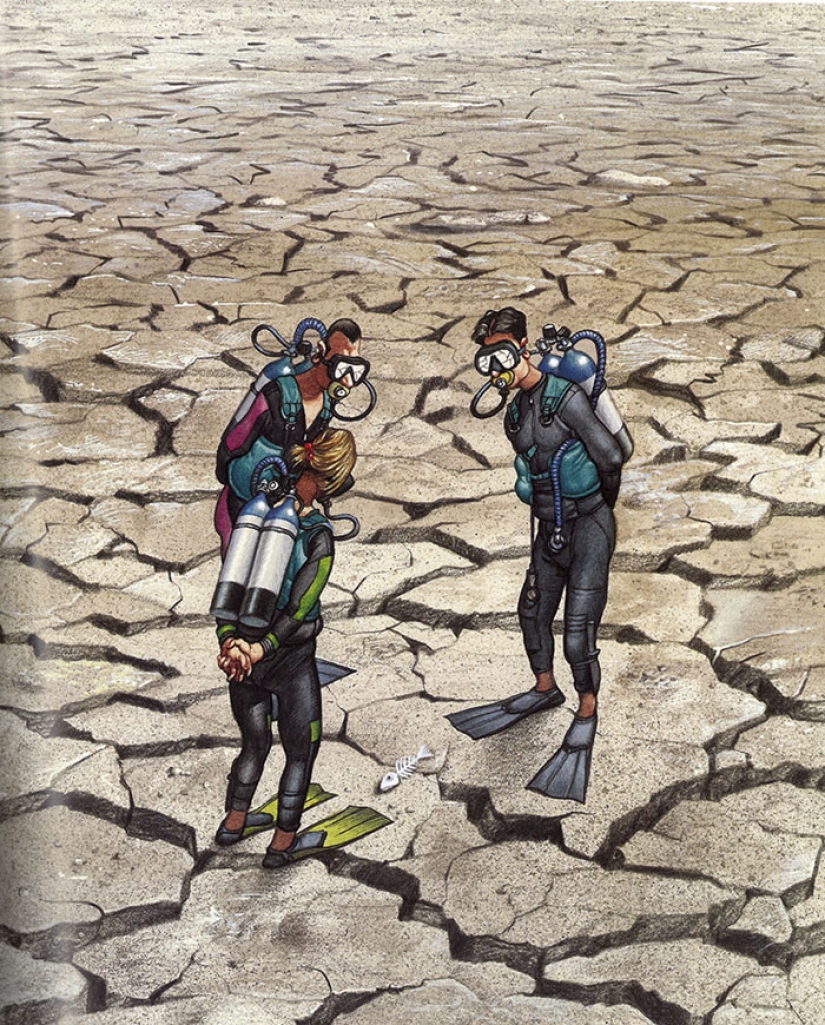 Hacia dónde va nuestro mundo: un caricaturista expone los problemas de la sociedad en ilustraciones demasiado honestas Hacia dónde va nuestro mundo: un caricaturista expone los problemas de la sociedad en ilustraciones demasiado honestas