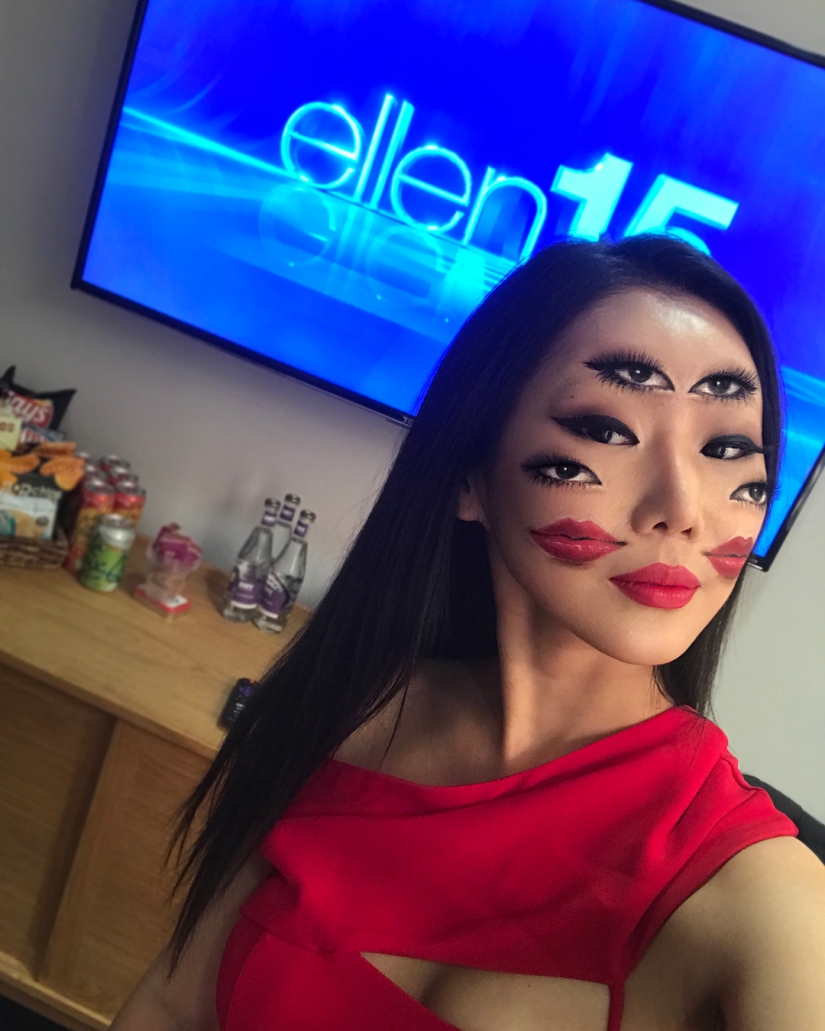 Hermosas quimeras: maquilladora de Corea explota el cerebro con ilusiones ópticas de maquillaje