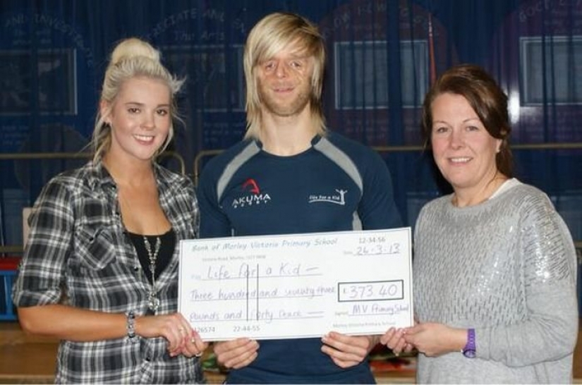 His mother got scared and left him in the hospital, but he grew up and became a success