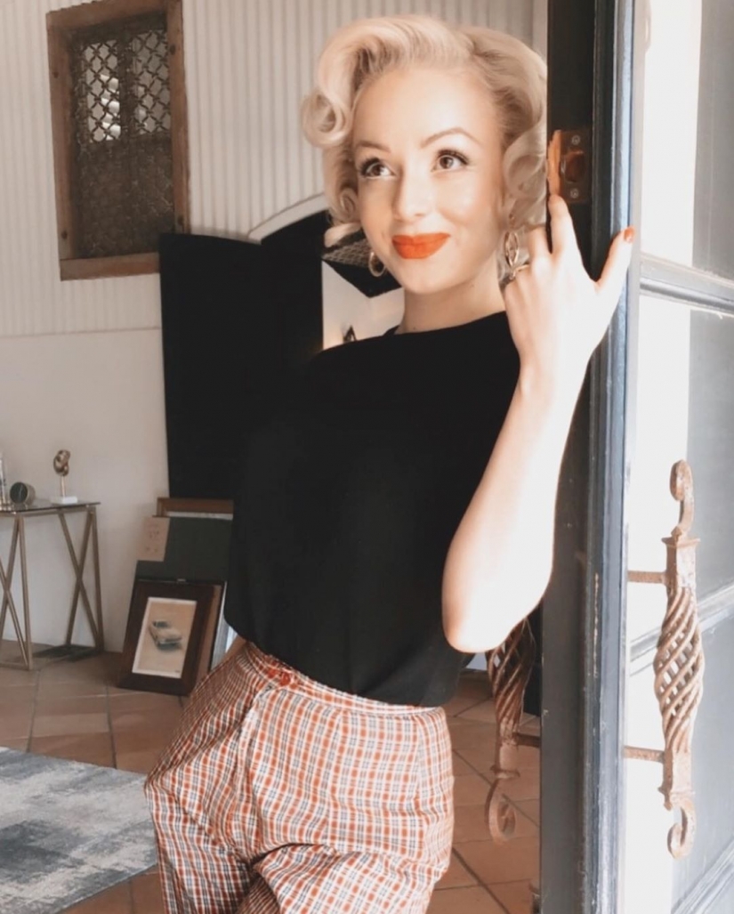 Hollywood fame: the double of Marilyn Monroe from the UK became a star of social networks