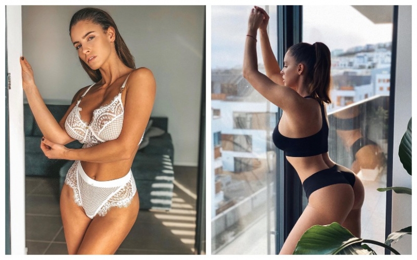 Hot model from Slovakia publishes explicit pictures to boost the morale of the subscribers quarantined