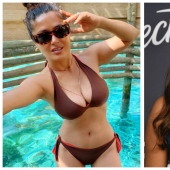 Hot new photos of Salma Hayek in a bikini blew up the social networks