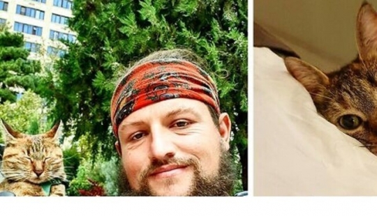 How a cat and her man circumnavigate the world on a bike