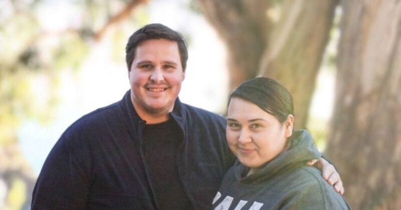 How a couple from the United States got rid of 190 kilos of excess weight to become parents How a couple from the United States got rid of 190 kilos of excess weight to become parents