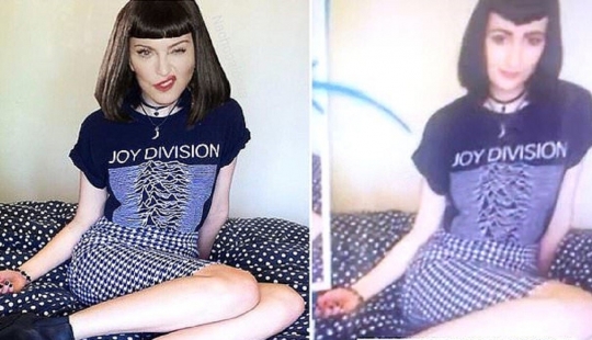 How Madonna stole the body of a young girl