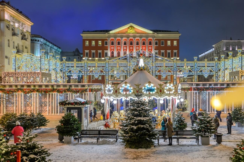 How Moscow was decorated for the New Year 2022