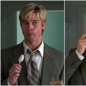 How much was eaten by brad pitt, the success of the film: "research", a Reddit user