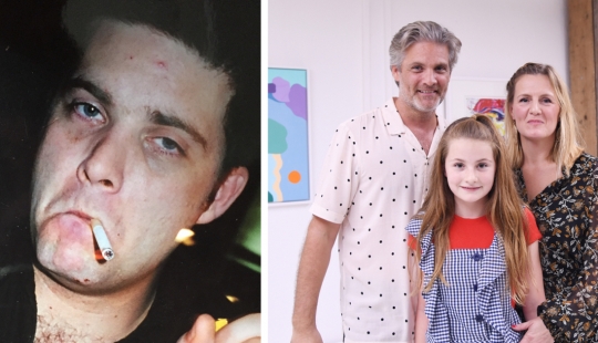 How one man changed his life and came from a liter of vodka a day to a successful career as an artist