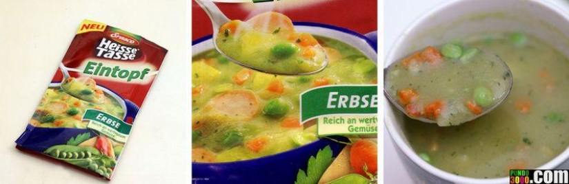 How to lie packaging