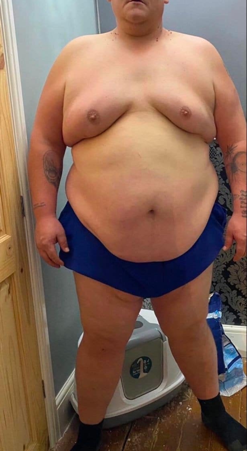 How to lose half in a year by simply giving up alcohol and fast food