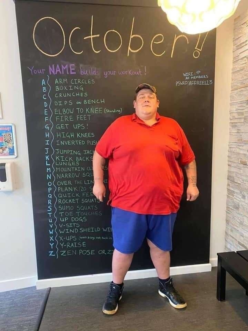 How to lose half in a year by simply giving up alcohol and fast food