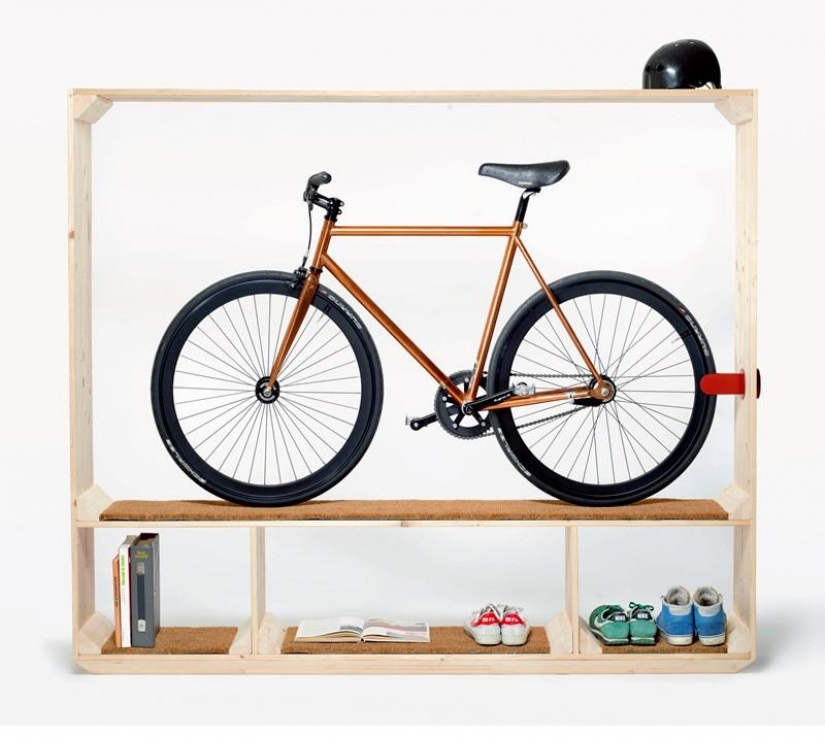 How to store a bike at home