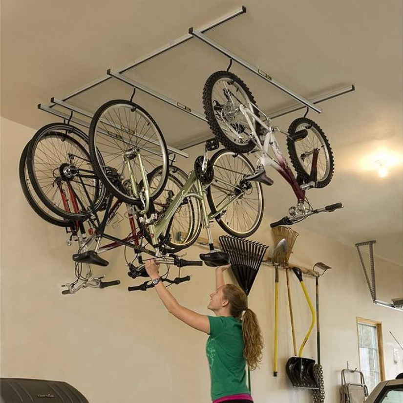 How to store a bike at home