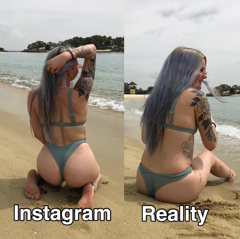How we are deceived on Instagram: 25 examples of an honest fitness blogger