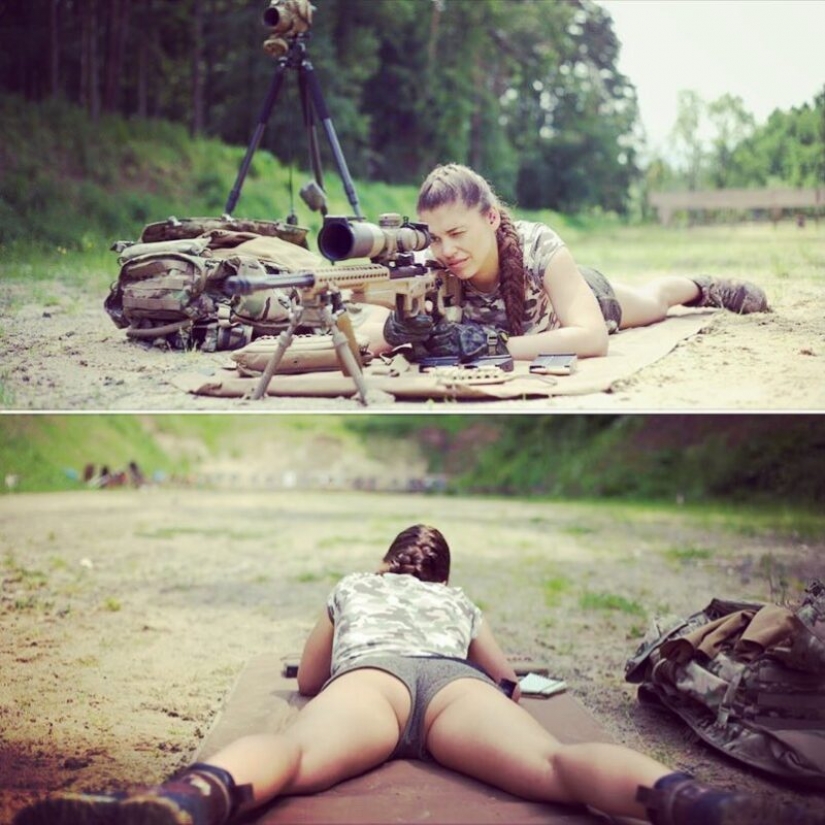 Huntress sells her erotic photos with slaughtered animals for the sake of protecting nature