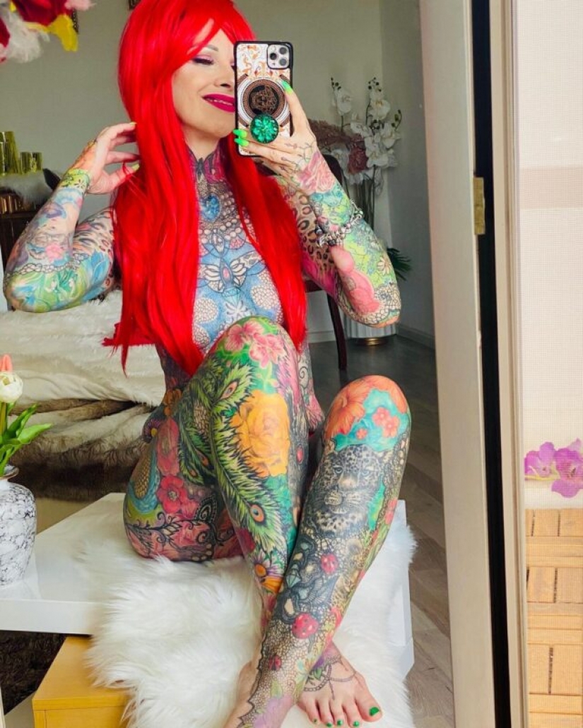 "I wanted to add a little color": 50-year-old German made one tattoo and couldn't stop