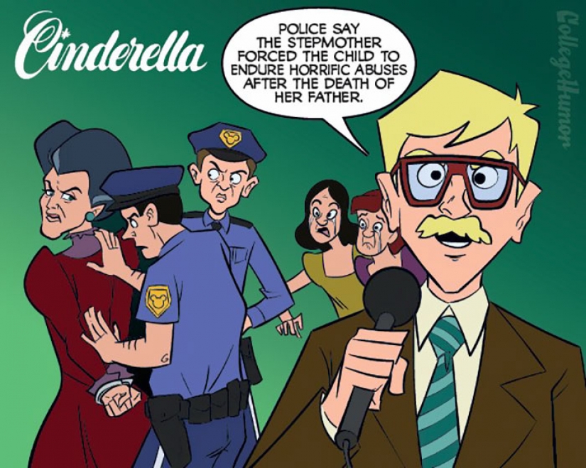 If disney cartoons were the police