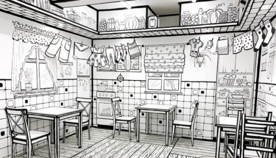 Ilusión en blanco y negro: ¿cómo es CHBKAFE, una cafetería "pintada" en San Petersburgo?