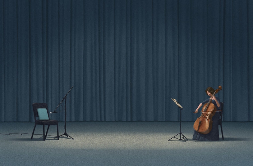 Ilustraciones surrealistas para amantes de los libros Ilustraciones surrealistas para amantes de los libros