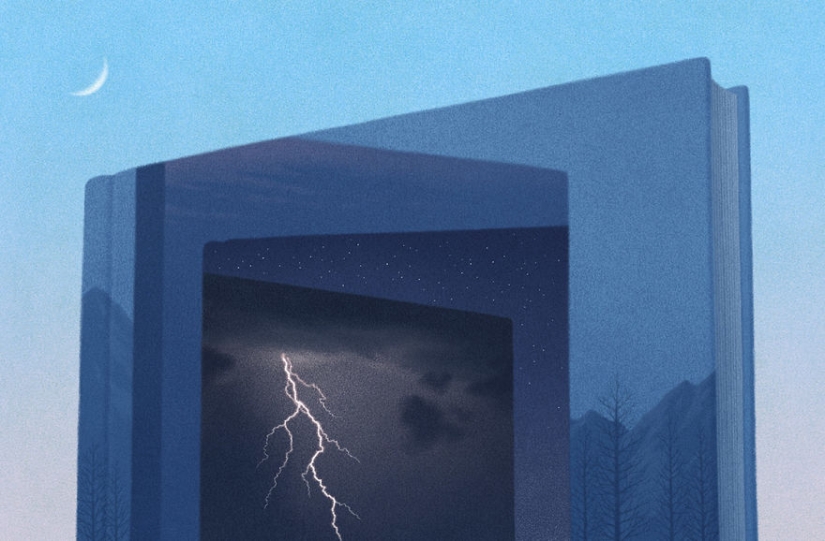 Ilustraciones surrealistas para amantes de los libros Ilustraciones surrealistas para amantes de los libros