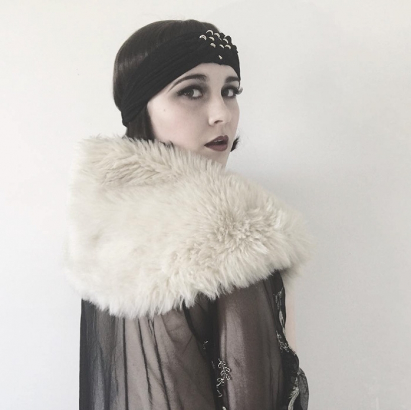 Imágenes de girl recreates vintage