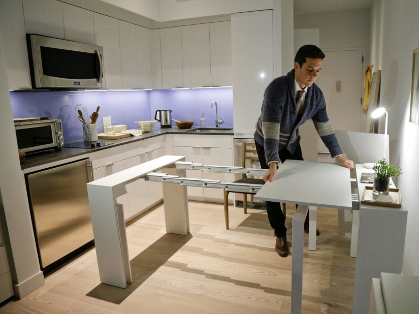 In cramped quarters, but no offense: ah, this brave new world of micro-apartments