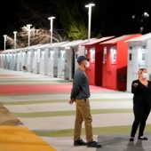 In Los Angeles, there was a nice village for homeless people