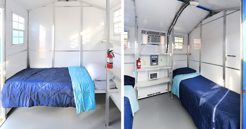 In Los Angeles, there was a nice village for homeless people In Los Angeles, there was a nice village for homeless people