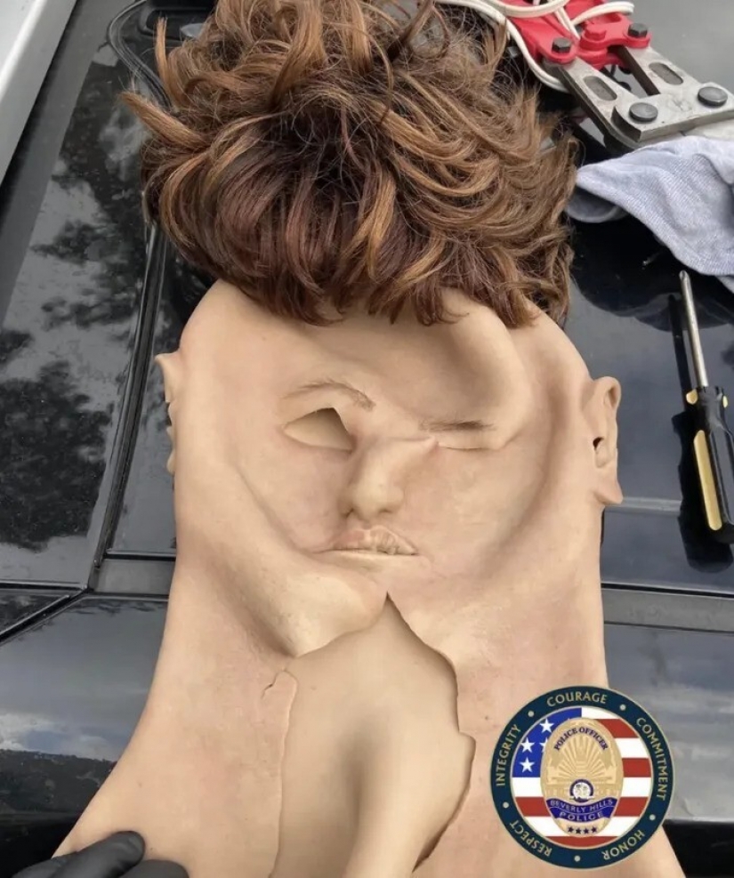 In the United States, a black robber was caught masquerading as a white man In the United States, a black robber was caught masquerading as a white man