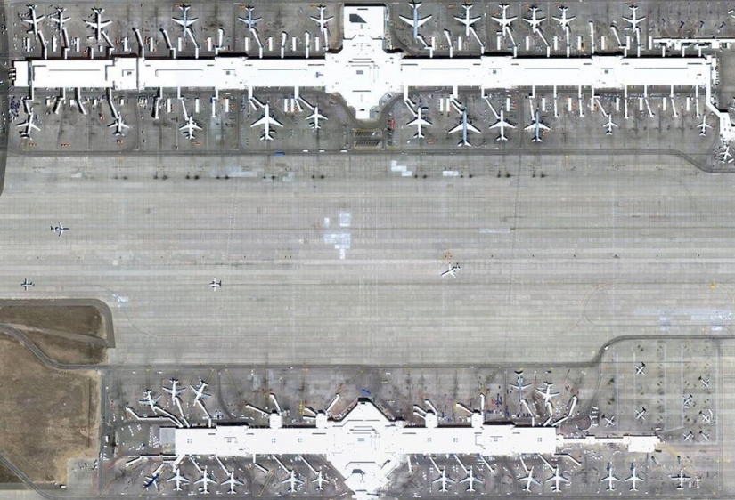 Increíble la geometría de las pistas