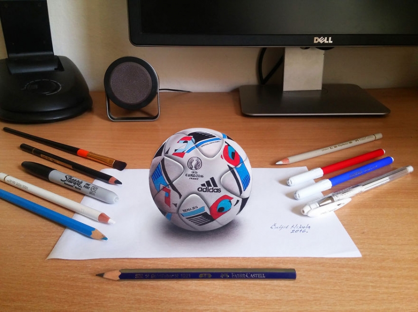 Incredibly realistic 3D drawings