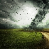 Instagram foto: un poderoso ciclón golpeó Crimea y el territorio de Krasnodar