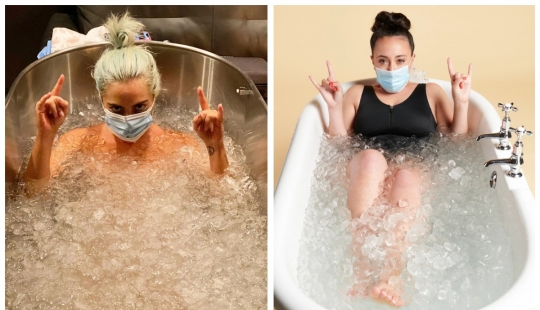 Invigorating effect: why stars take ice baths Invigorating effect: why stars take ice baths