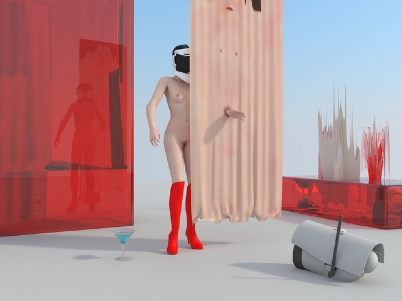 Irrealidad virtual en las impactantes pinturas 3D de Olga Fedorova