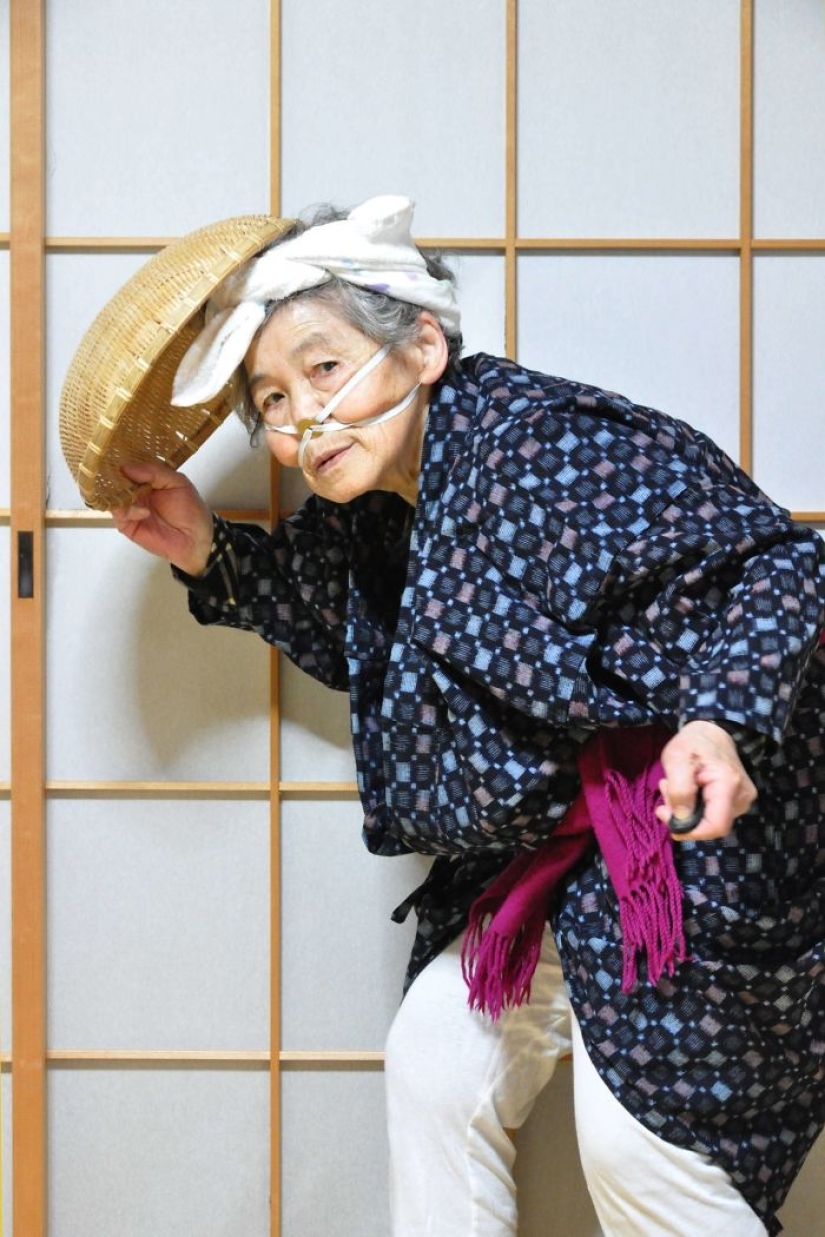 Japanese grandmother became a photographer at 72 and now makes funny self-portraits Japanese grandmother became a photographer at 72 and now makes funny self-portraits