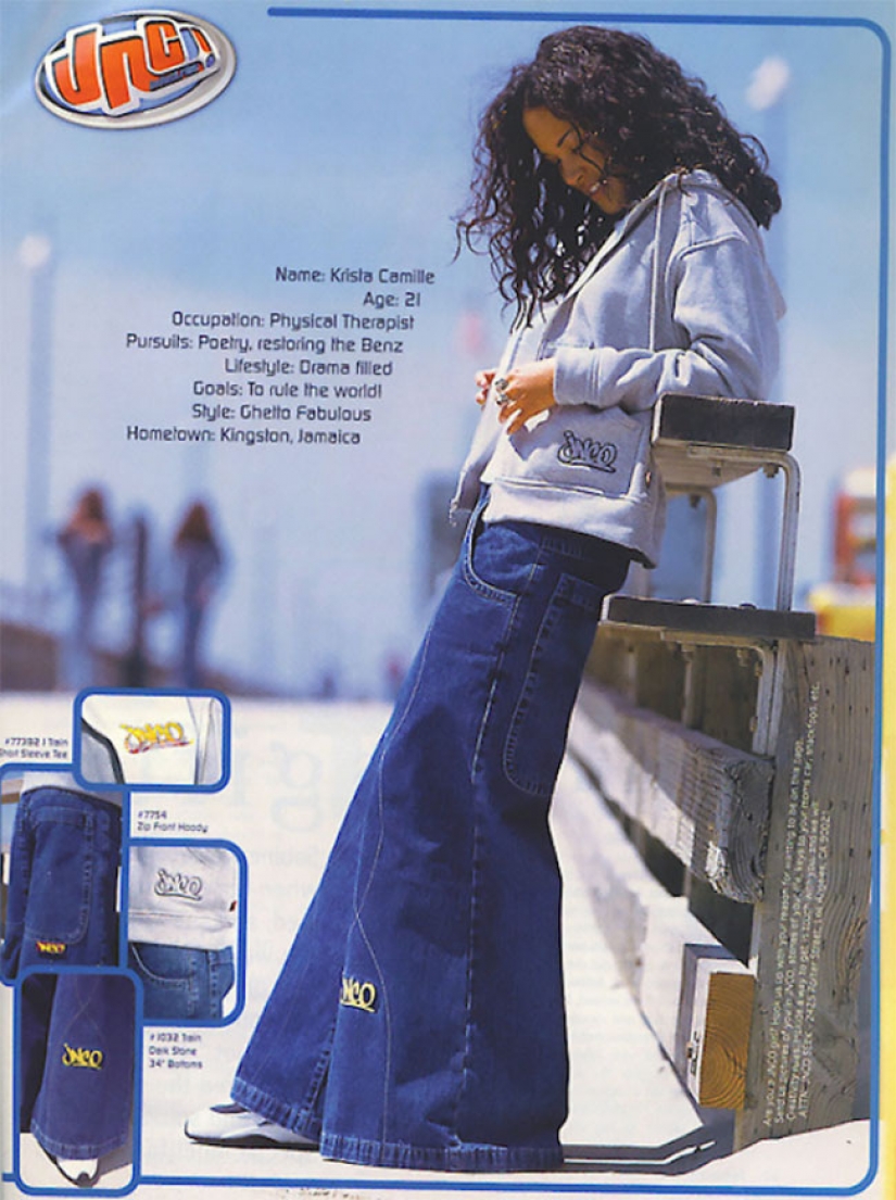 Jeans with wide legs: a strange fashion trend from the 90s, which is coming back again