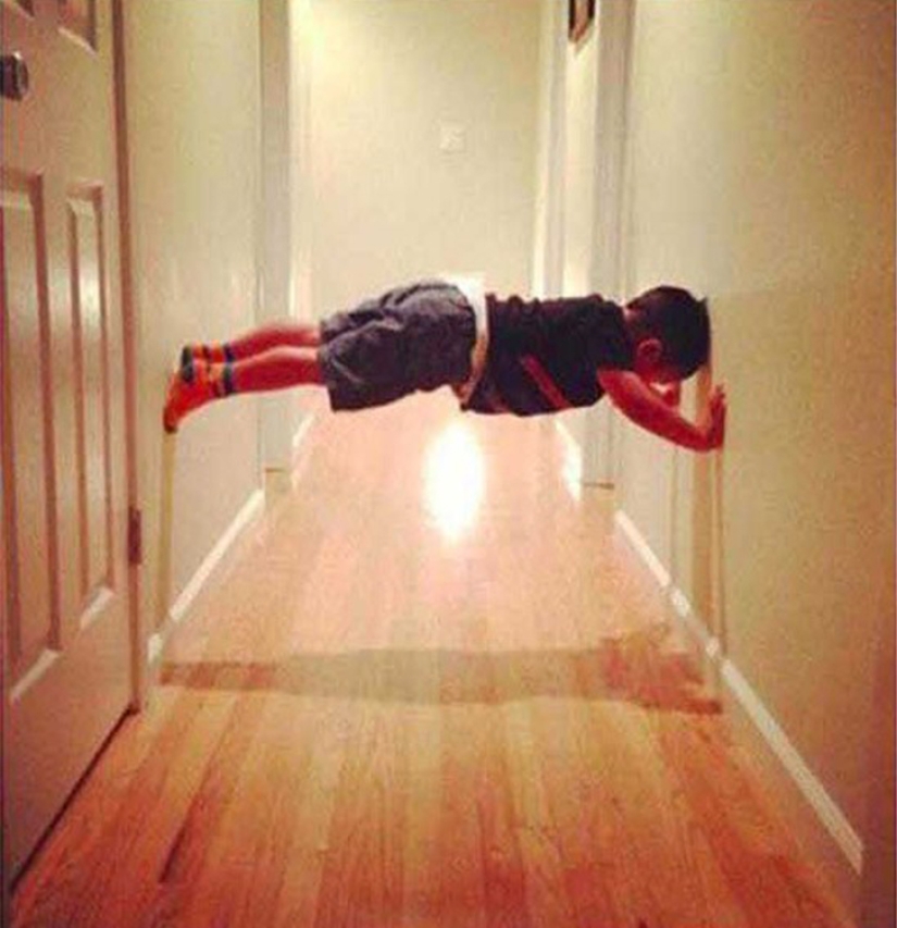 Kids are masters of doing weird stuff Kids are masters of doing weird stuff