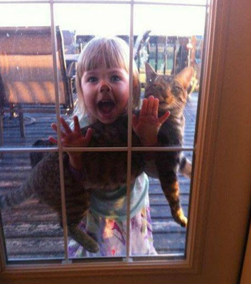 Kids are masters of doing weird stuff Kids are masters of doing weird stuff