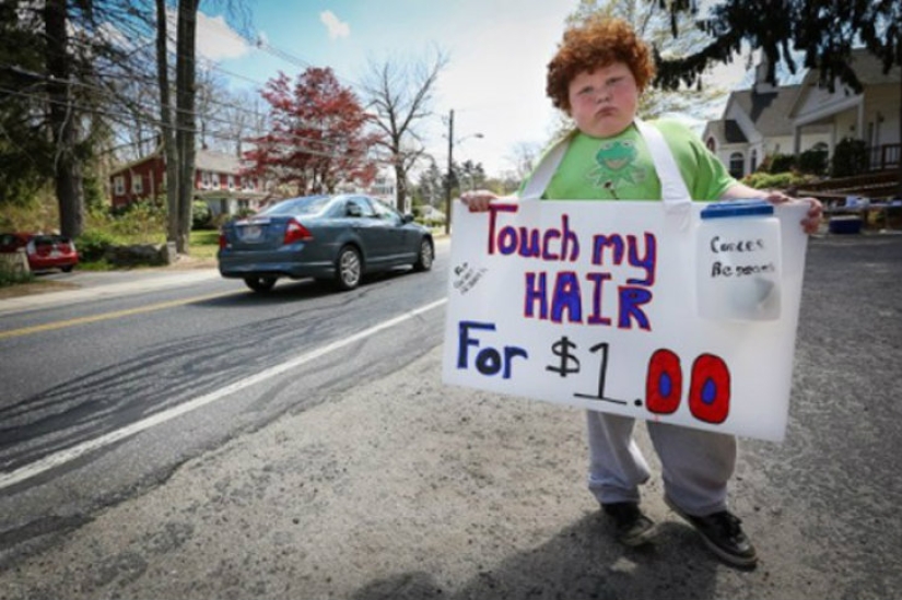 Kids are masters of doing weird stuff Kids are masters of doing weird stuff